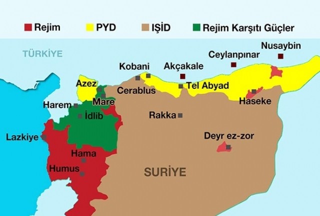CİZRE, KOBANİ, AFRİN KANTONLARI